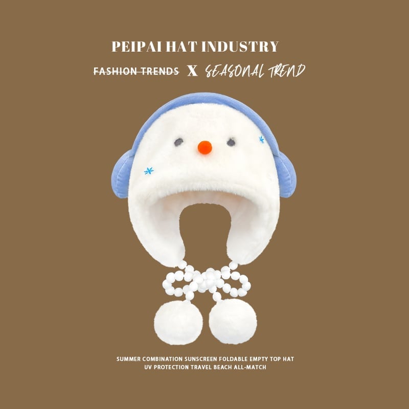 Cute Snowman Hat, Gloves, And Scarf Set Cute Snowman Hat, Gloves, And Scarf Set