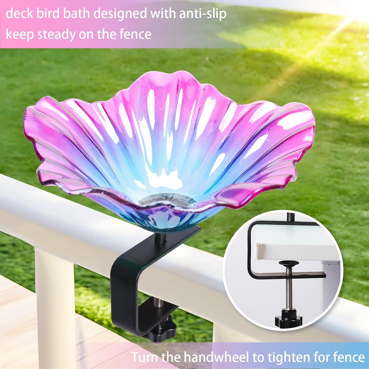 New Outdoor Garden Bird Bath Bowls & Bird Feeders