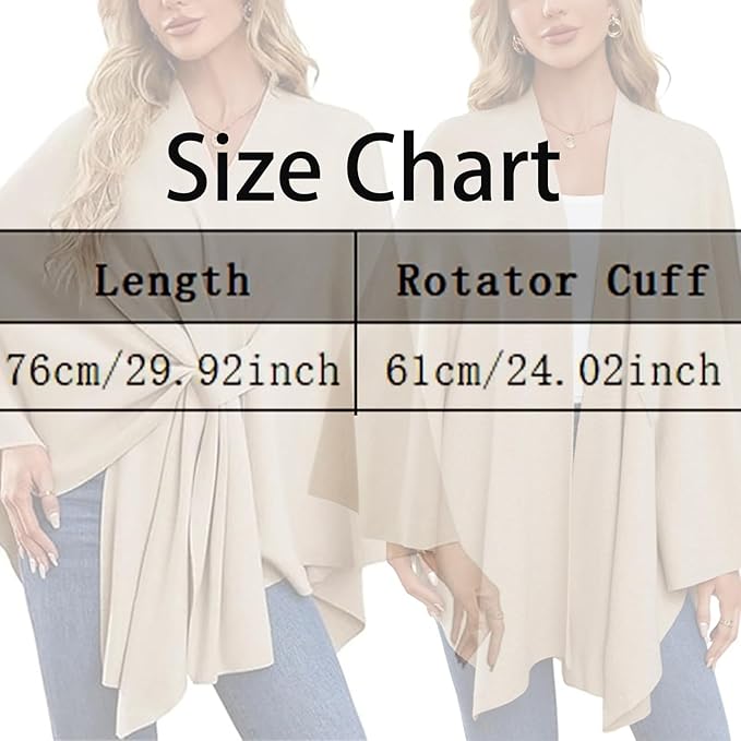 2025 NEW Women's Solid Color Cashmere Cape Shawl
