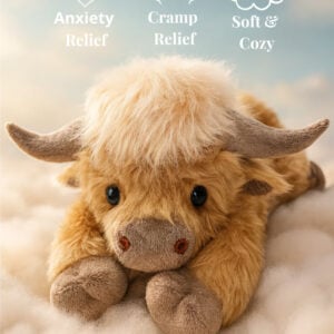 Cute Cartoon Highland Cow Cuddly Toy